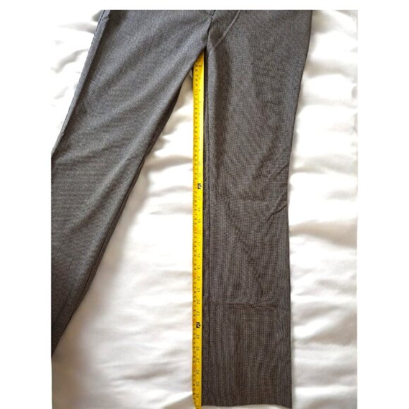 NY & Co 7th Avenue Pants Size 2 Micro Check Dress Slacks Workwear Career Trouser - Picture 6 of 10